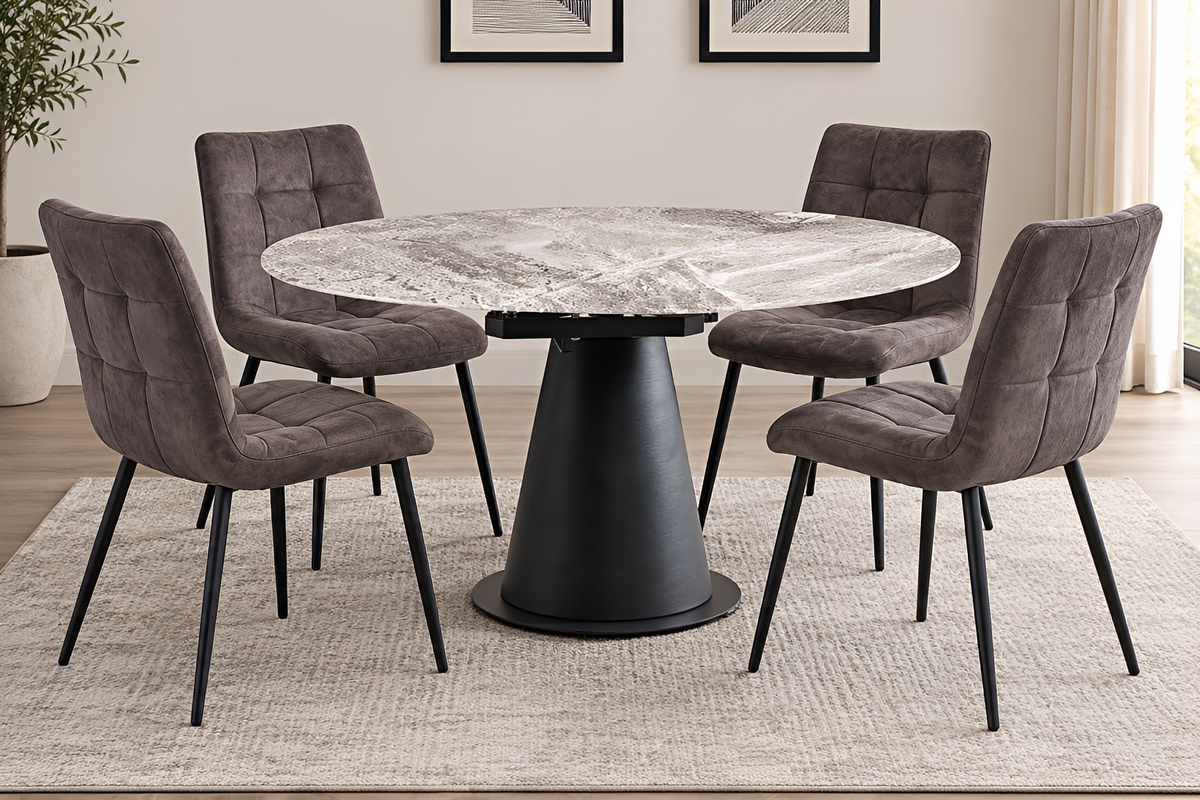 Marbrè Capella Extendable Ceramic Dining Table