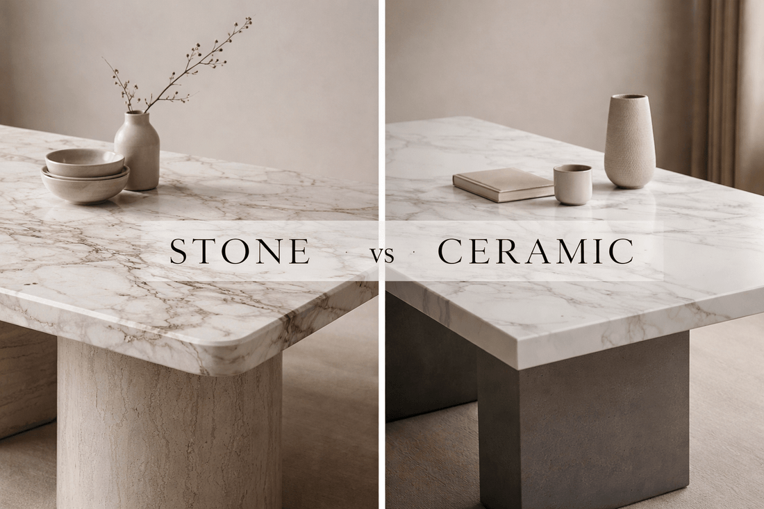 Stone vs Ceramic Dining Tables - Marbre Dining Company