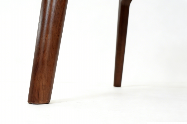 Loren Dining Chair – Cream & Walnut