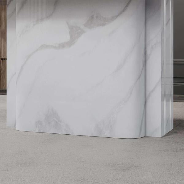 Marbrè Pietra White Marble Dining Table