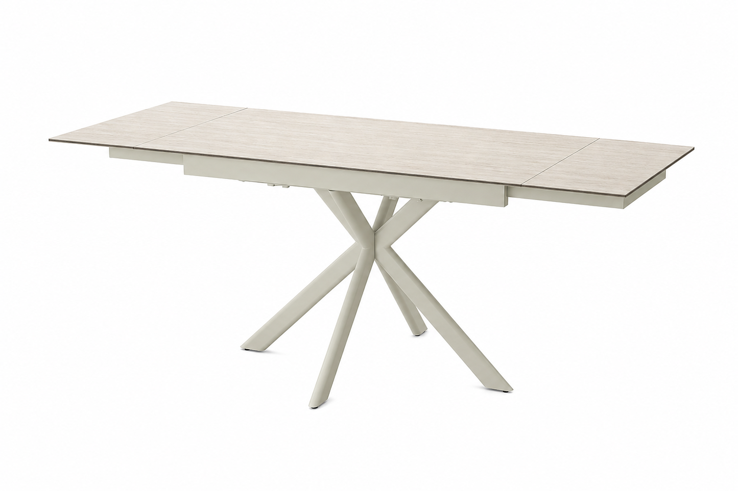 Marbrè Alba Extendable Ceramic Stone Dining Table