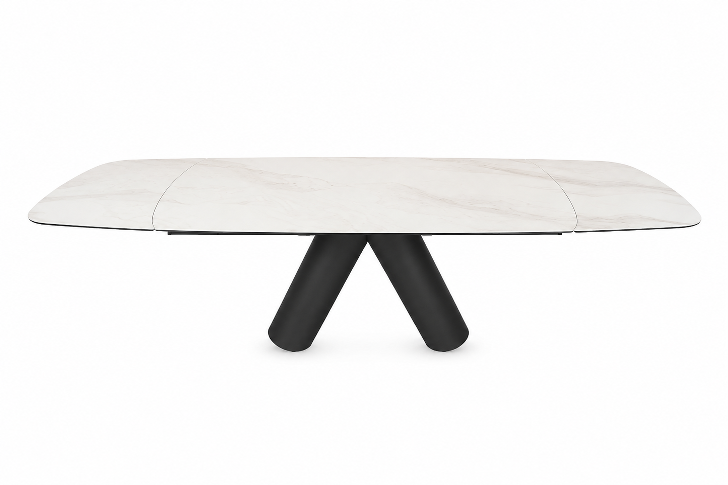 Marbrè Lucente Extendable Ceramic Stone Dining Table