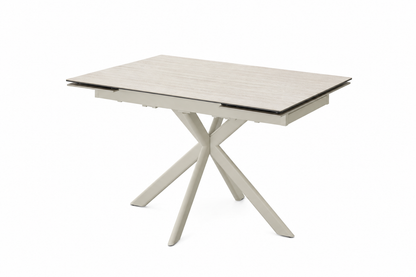 Marbrè Alba Extendable Ceramic Stone Dining Table
