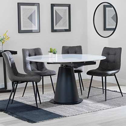 Marbrè Capella Extendable Ceramic Dining Table