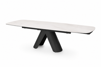 Marbrè Lucente Extendable Ceramic Stone Dining Table