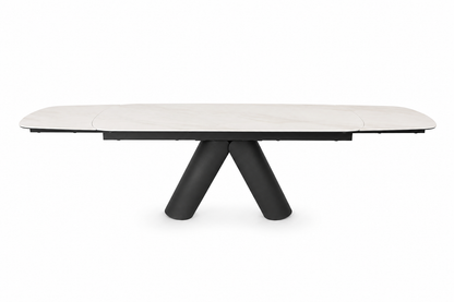 Marbrè Lucente Extendable Ceramic Stone Dining Table