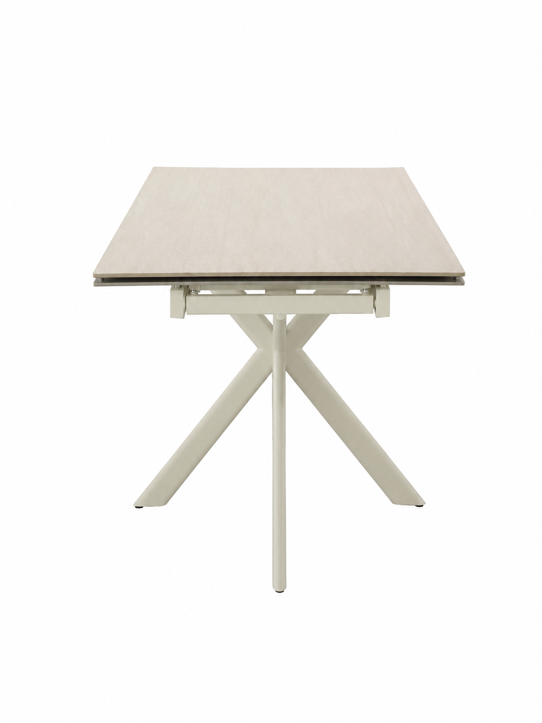 Marbrè Alba Extendable Ceramic Stone Dining Table