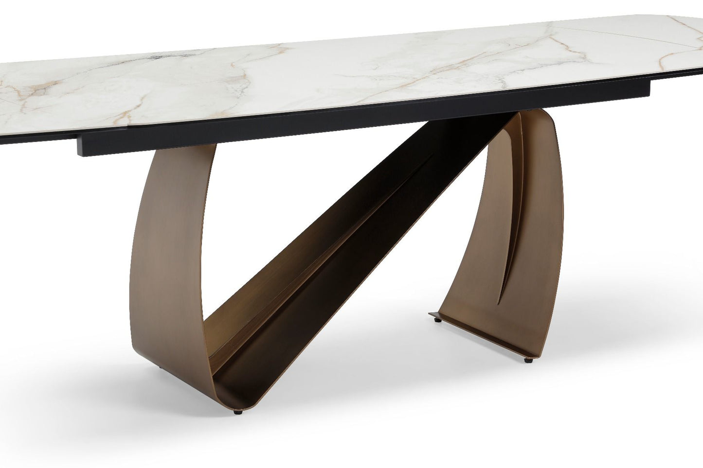 Marbrè Atelier Extendable Sintered Stone Dining Table