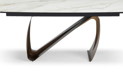 Marbrè Atelier Extendable Sintered Stone Dining Table
