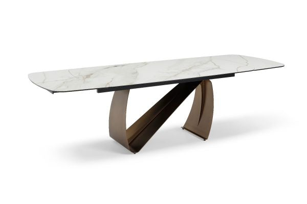 Marbrè Atelier Extendable Sintered Stone Dining Table