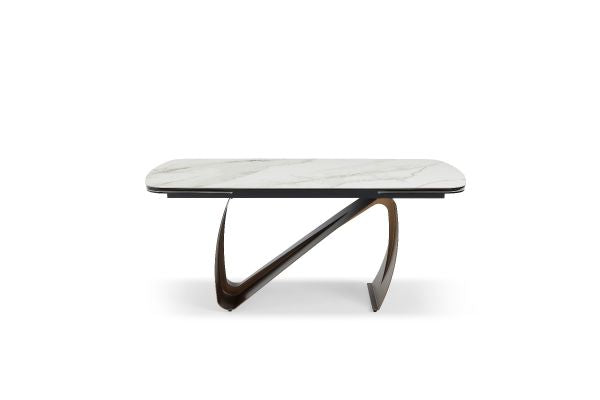 Marbrè Atelier Extendable Sintered Stone Dining Table