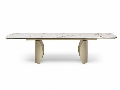 Marbrè Arco Extendable Italian Ceramic Dining Table
