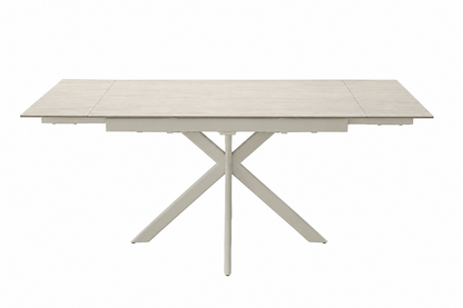 Marbrè Alba Extendable Ceramic Stone Dining Table
