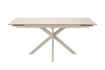 Marbrè Alba Extendable Ceramic Stone Dining Table