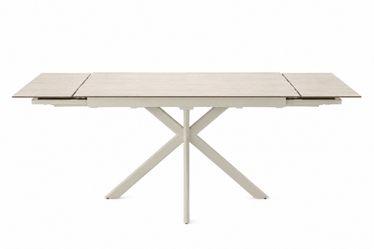 Marbrè Alba Extendable Ceramic Stone Dining Table