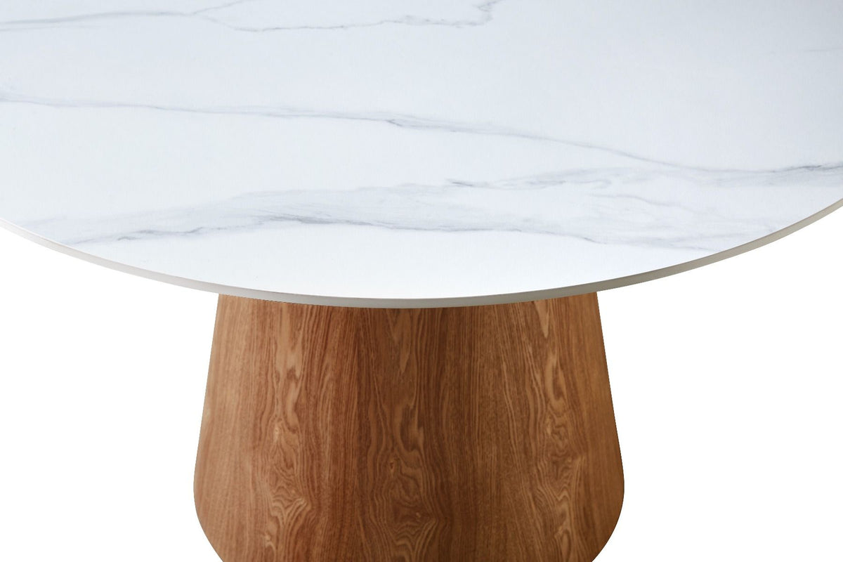 Marbrè Luca Round Sintered Stone Dining Table