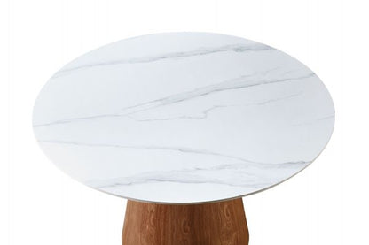 Marbrè Luca Round Sintered Stone Dining Table