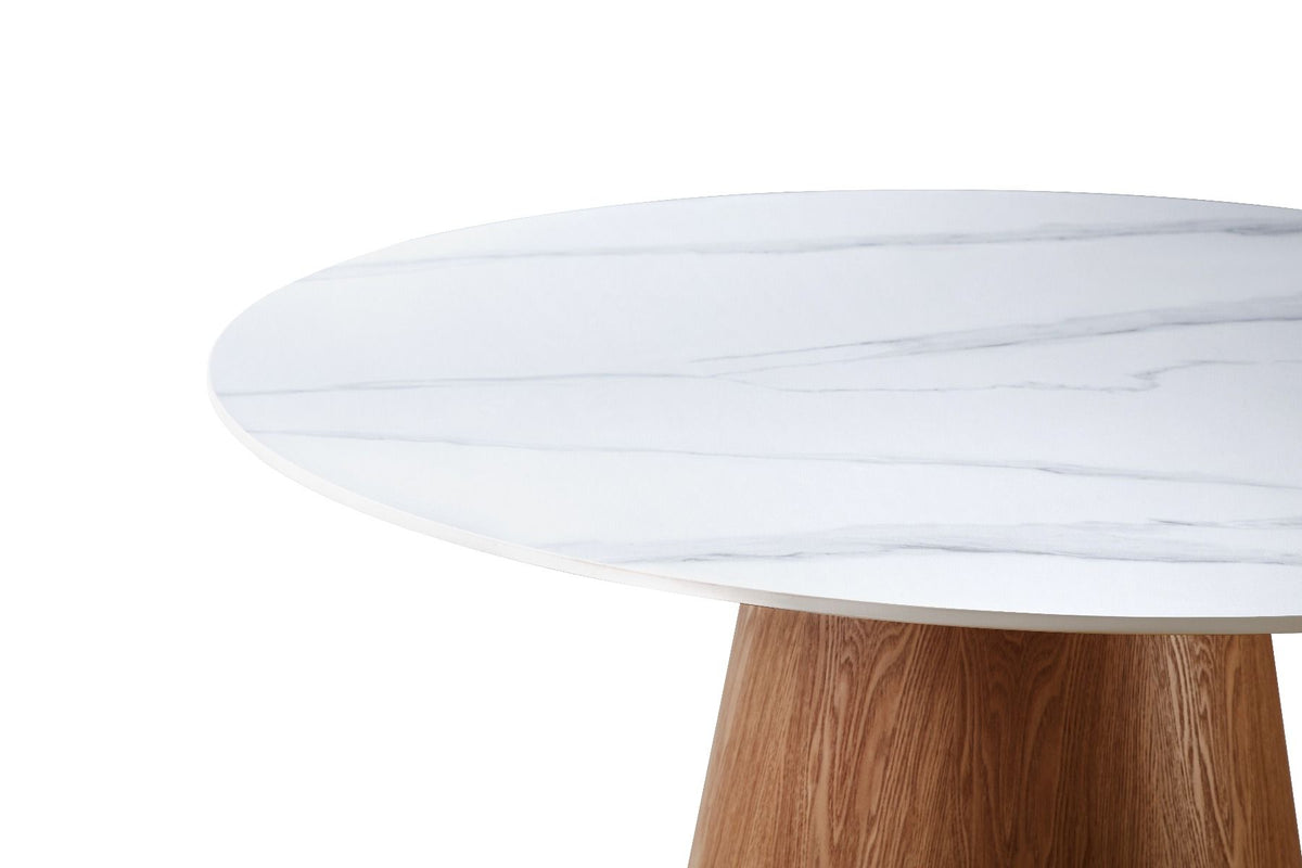 Marbrè Luca Round Sintered Stone Dining Table