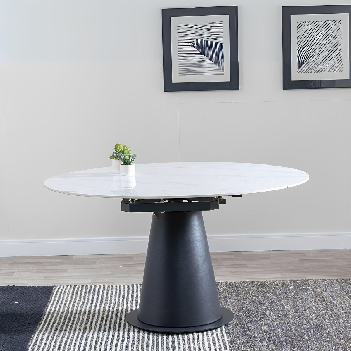 Marbrè Capella Extendable Ceramic Dining Table