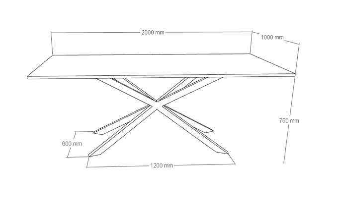 Marbré Altura Sintered Stone Dining Table