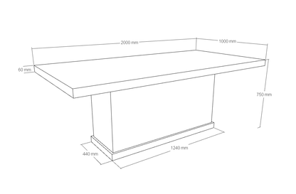 Marbrè Athena Quartz Dining Table - Marbre Dining CompanyDining Tables