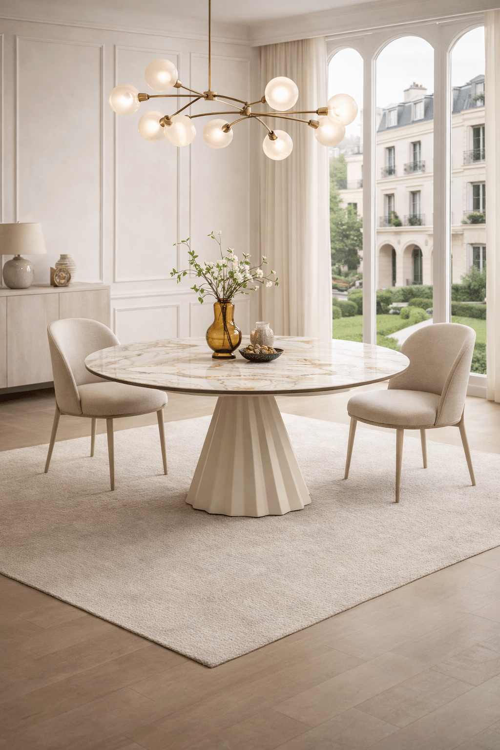 Marbrè Aureo Extendable Stone Dining Table - Marbre Dining CompanyDining Tables