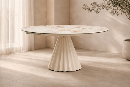 Marbrè Aureo Extendable Stone Dining Table - Marbre Dining CompanyDining Tables