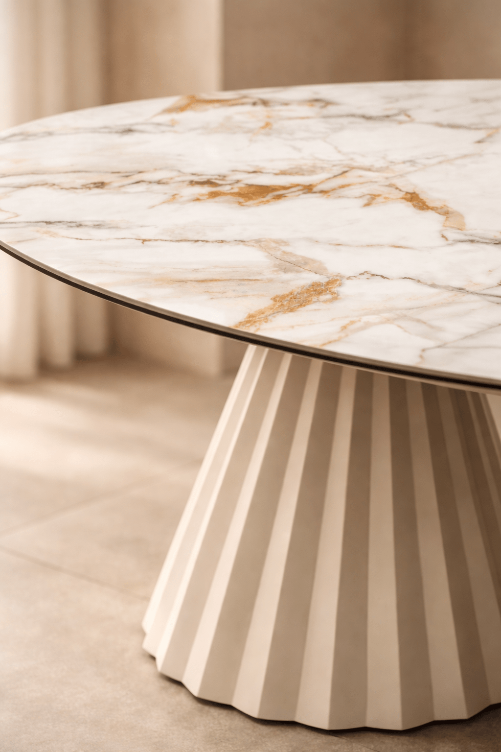Marbrè Aureo Extendable Stone Dining Table - Marbre Dining CompanyDining Tables