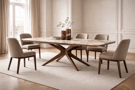 Marbrè Eterno Extendable Stone Dining Table - Marbre Dining CompanyDining Tables