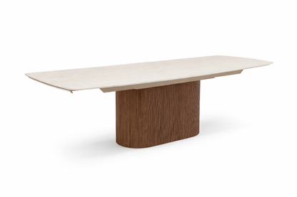 Marbré Halo Extendable Stone Dining Table - Marbre Dining CompanyDining Tables