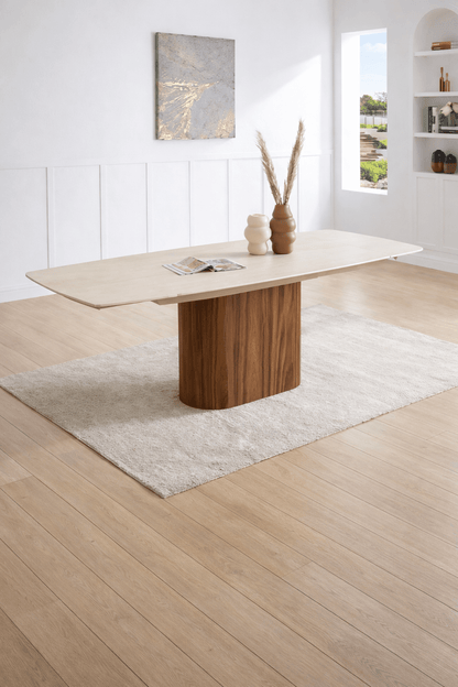 Marbré Halo Extendable Stone Dining Table - Marbre Dining CompanyDining Tables