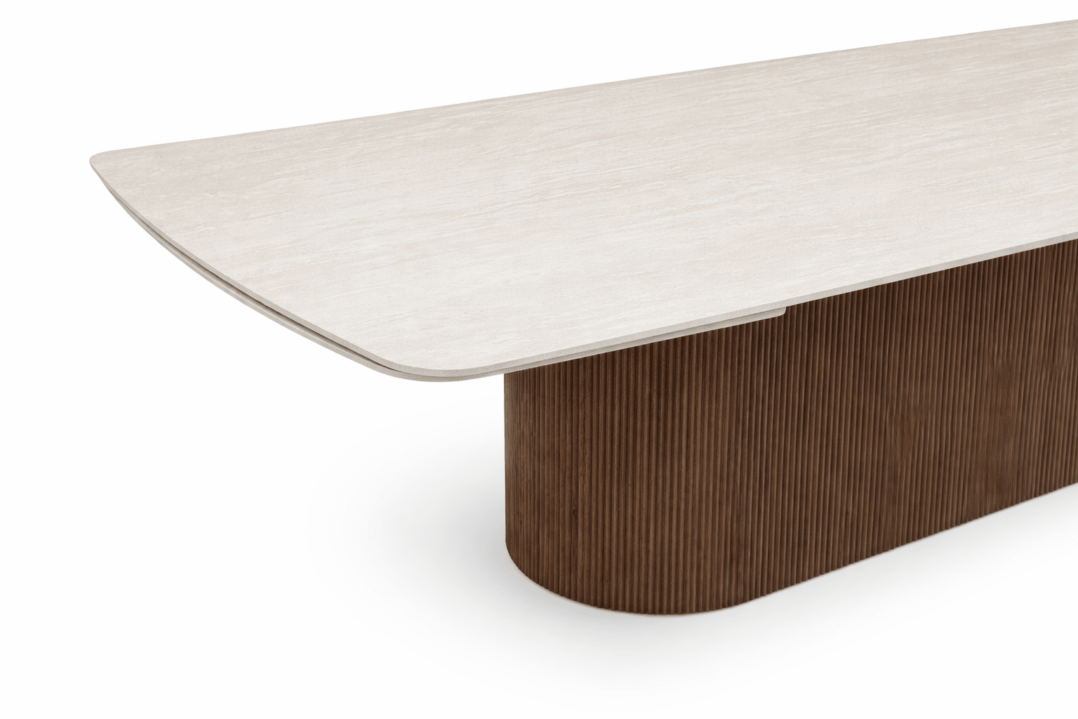 Marbré Halo Extendable Stone Dining Table - Marbre Dining CompanyDining Tables