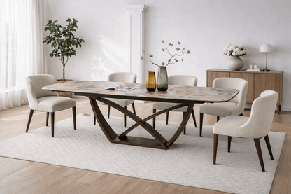 Marbré Milano Extendable Stone Dining Table - Marbre Dining CompanyDining Tables