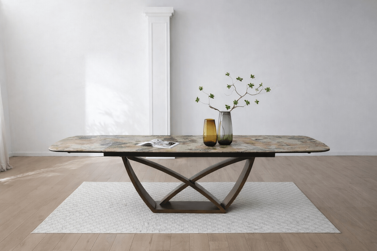 Marbré Milano Extendable Stone Dining Table - Marbre Dining CompanyDining Tables