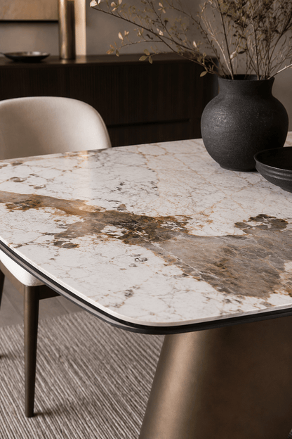 Marbrè Verona Extendable Italian Ceramic Dining Table - Marbre Dining CompanyDining Tables