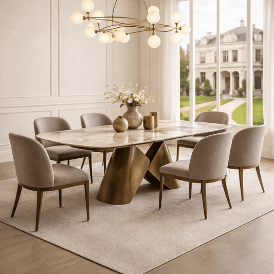 Marbré Verona Extendable Stone Dining Table - Marbre Dining CompanyDining Tables