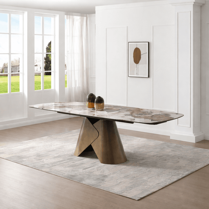 Marbré Verona Extendable Stone Dining Table - Marbre Dining CompanyDining Tables